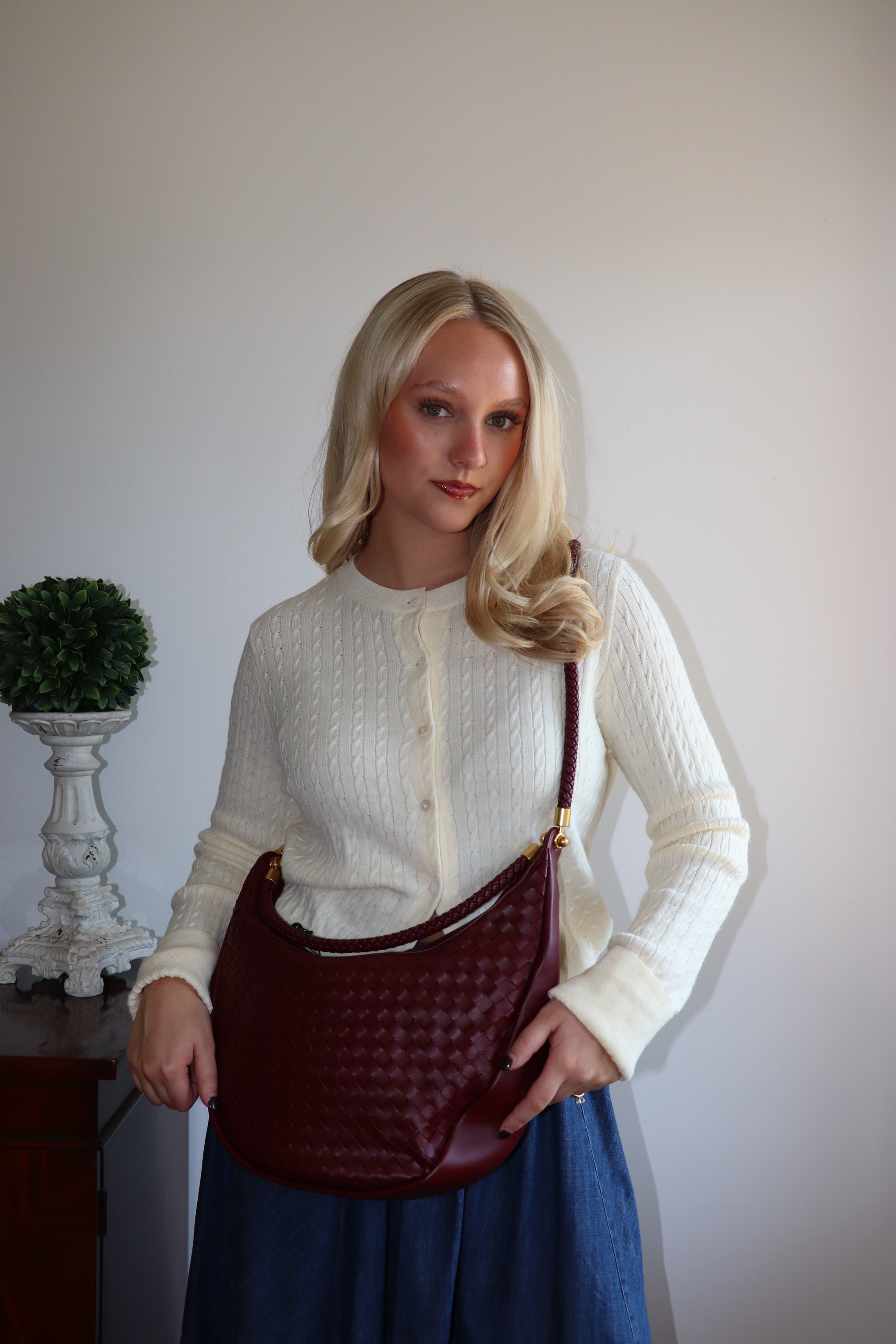 Emilia Grande Bag - Burgundy