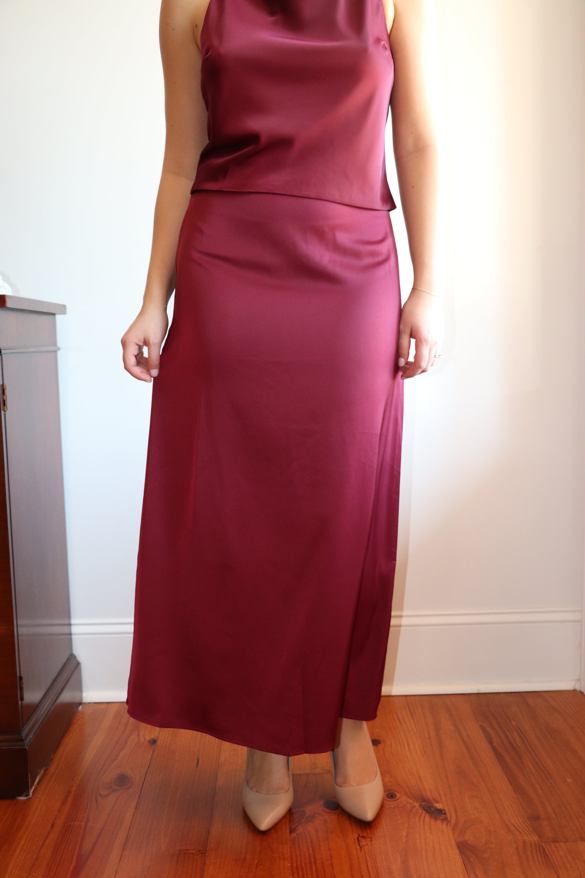 Maribelle Skirt - Wine