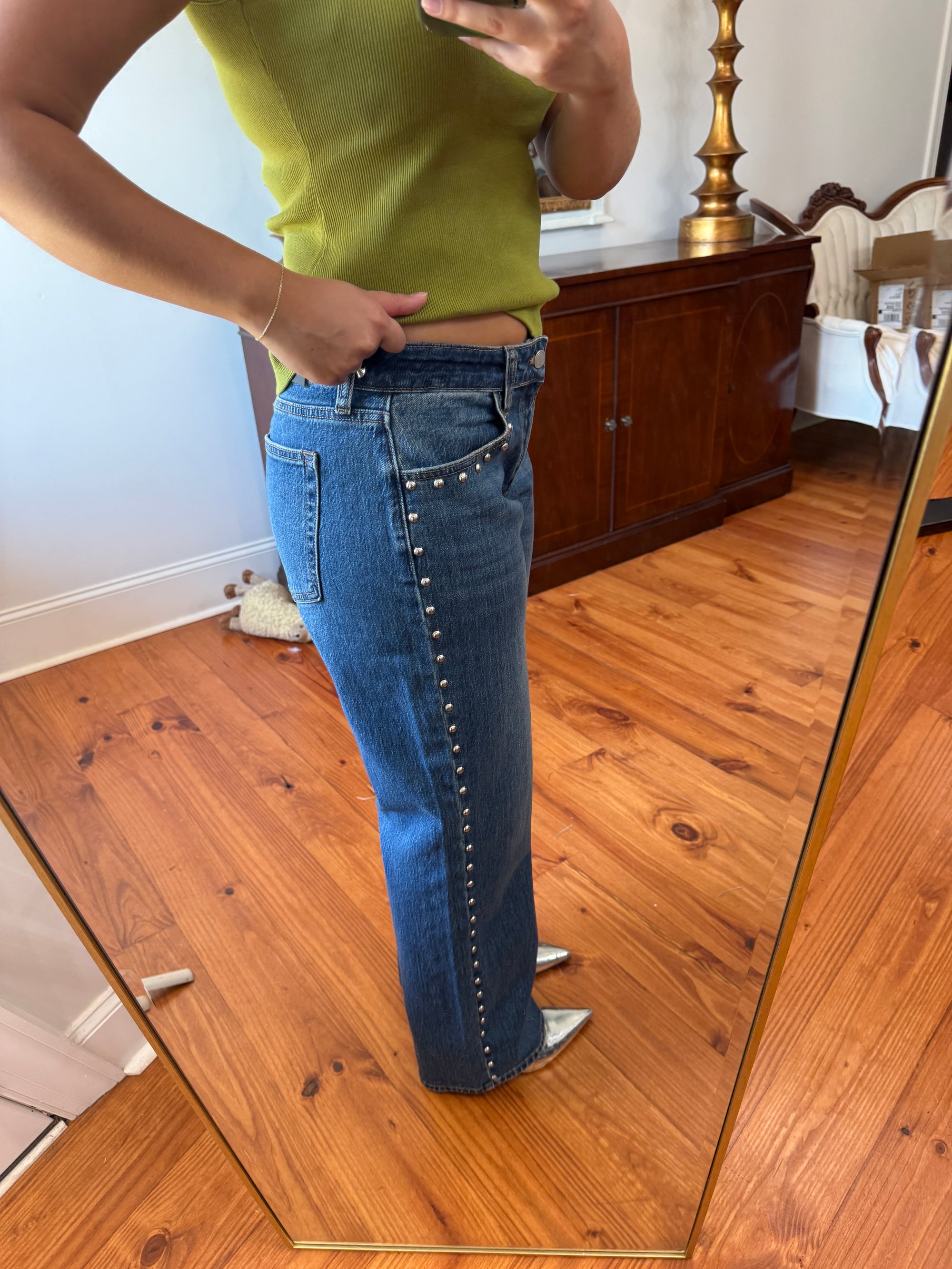 Tatum Studded Denim