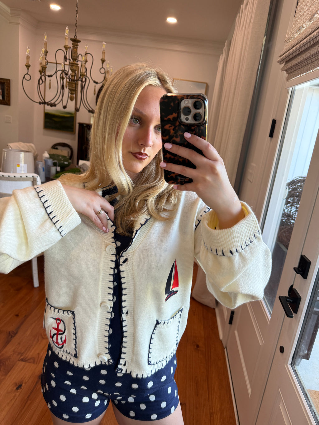 Harbor Embroidered Cardigan