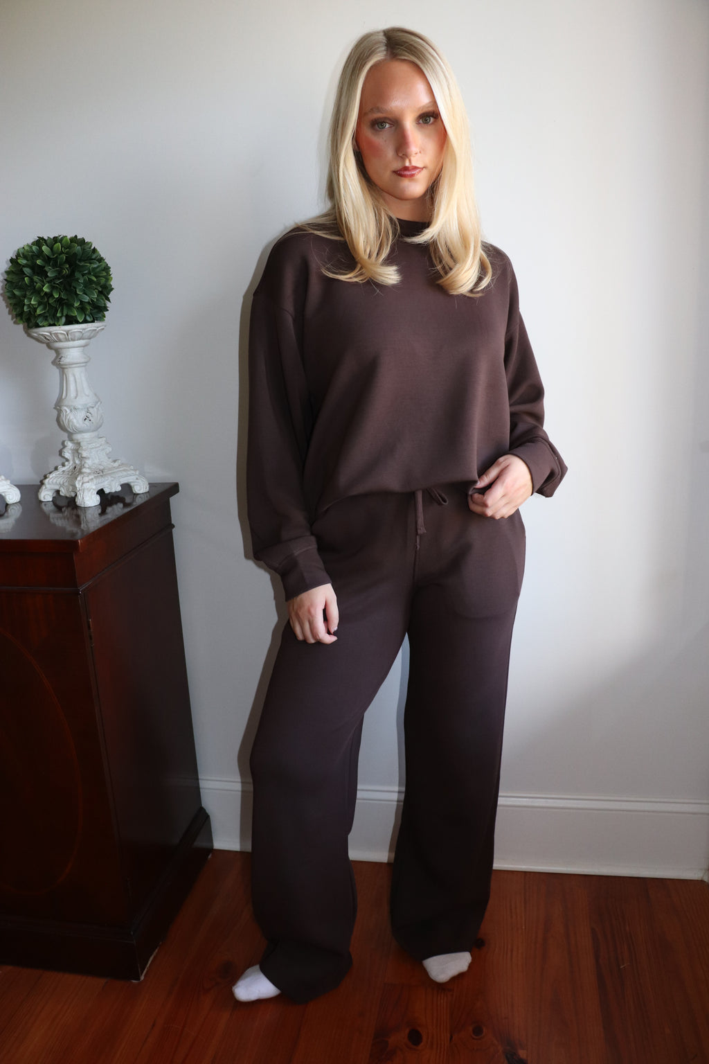 Harlow Mockneck – Espresso