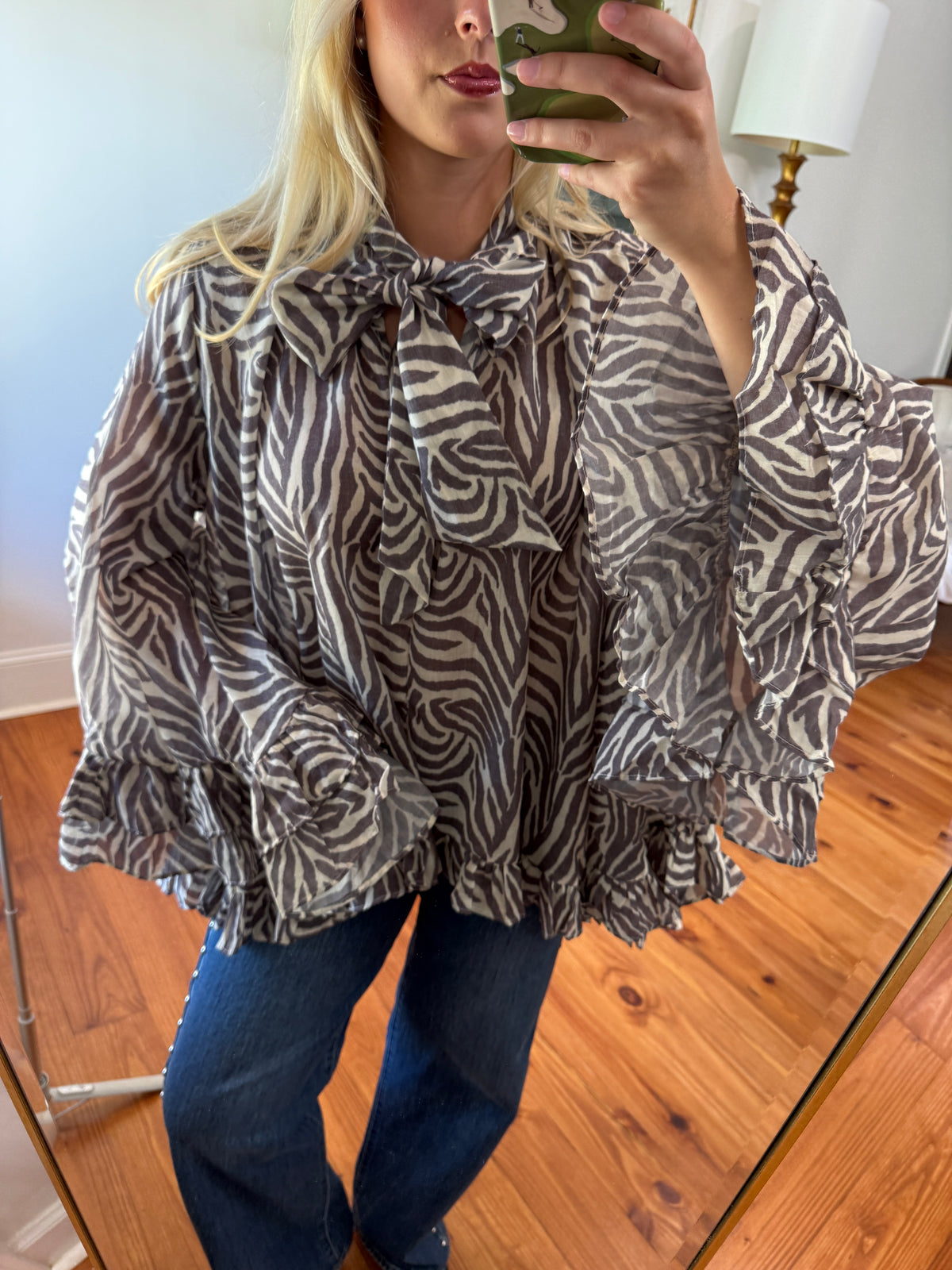 Victoria Blouse - Zebra