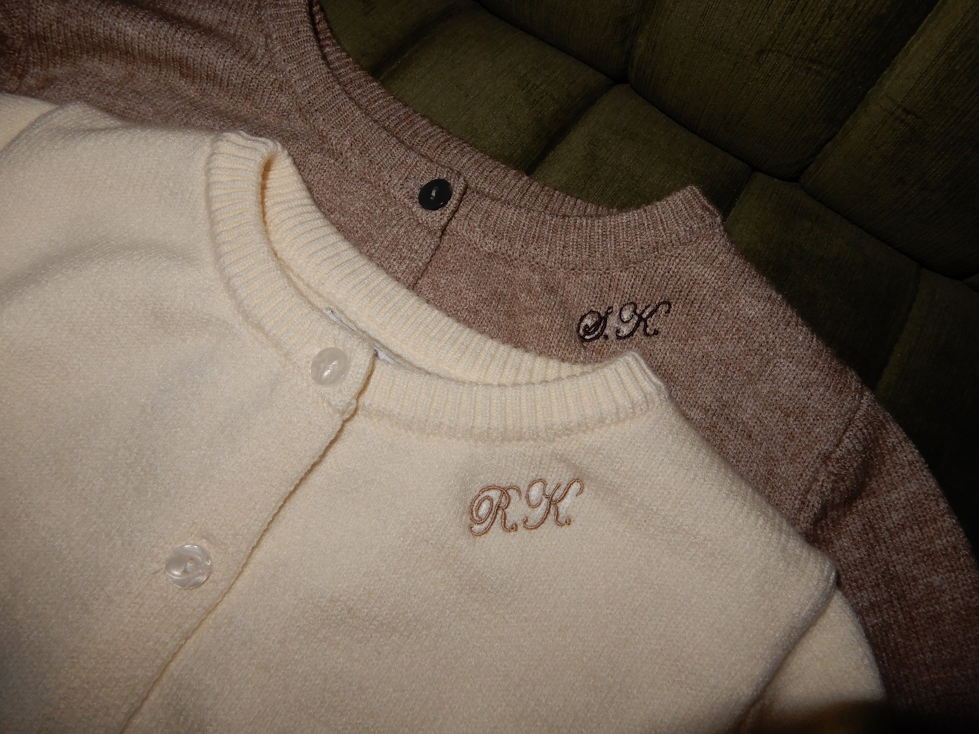 Cardigan Monogram - Initials