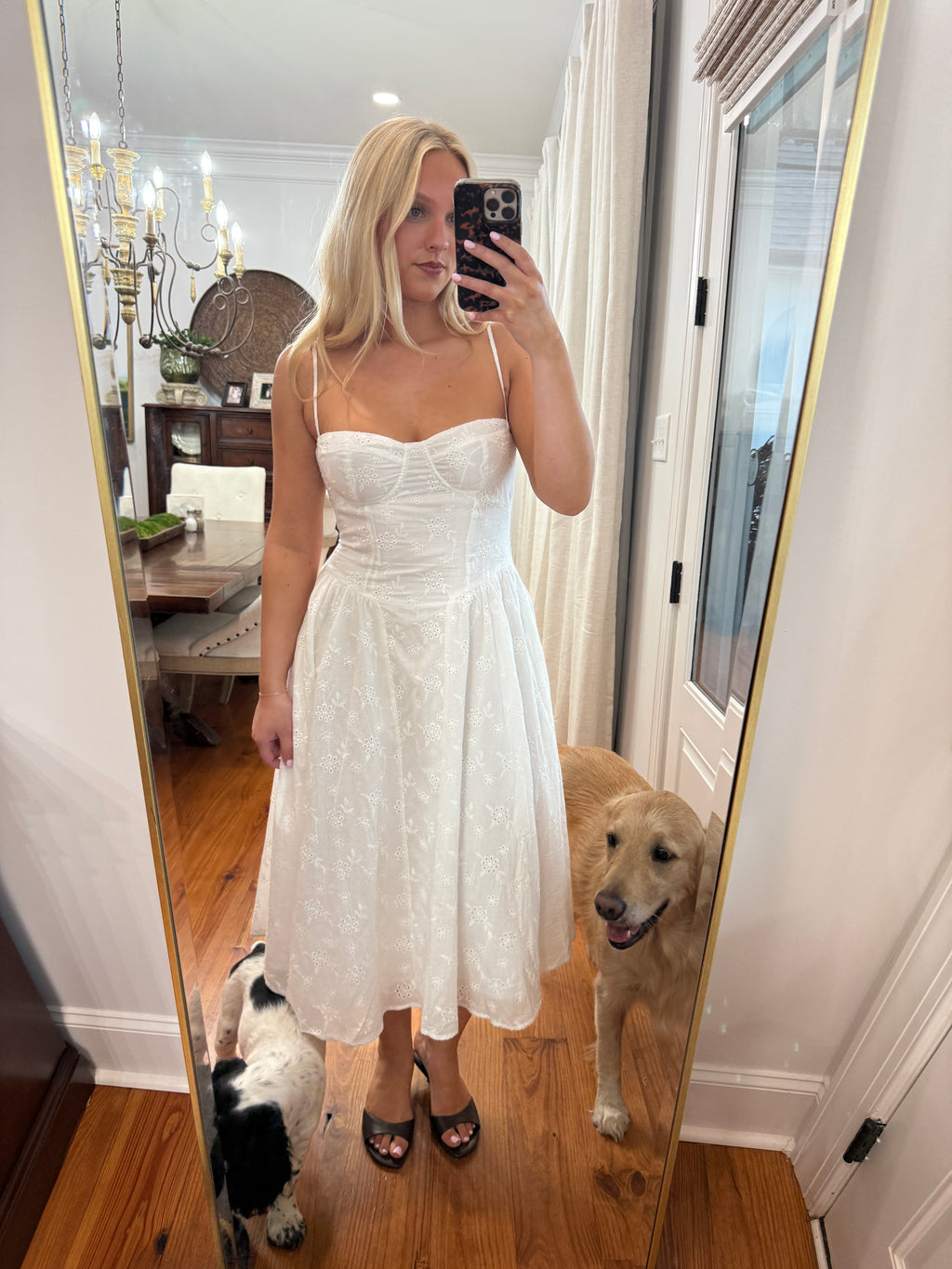 Hydrangea Midi Dress