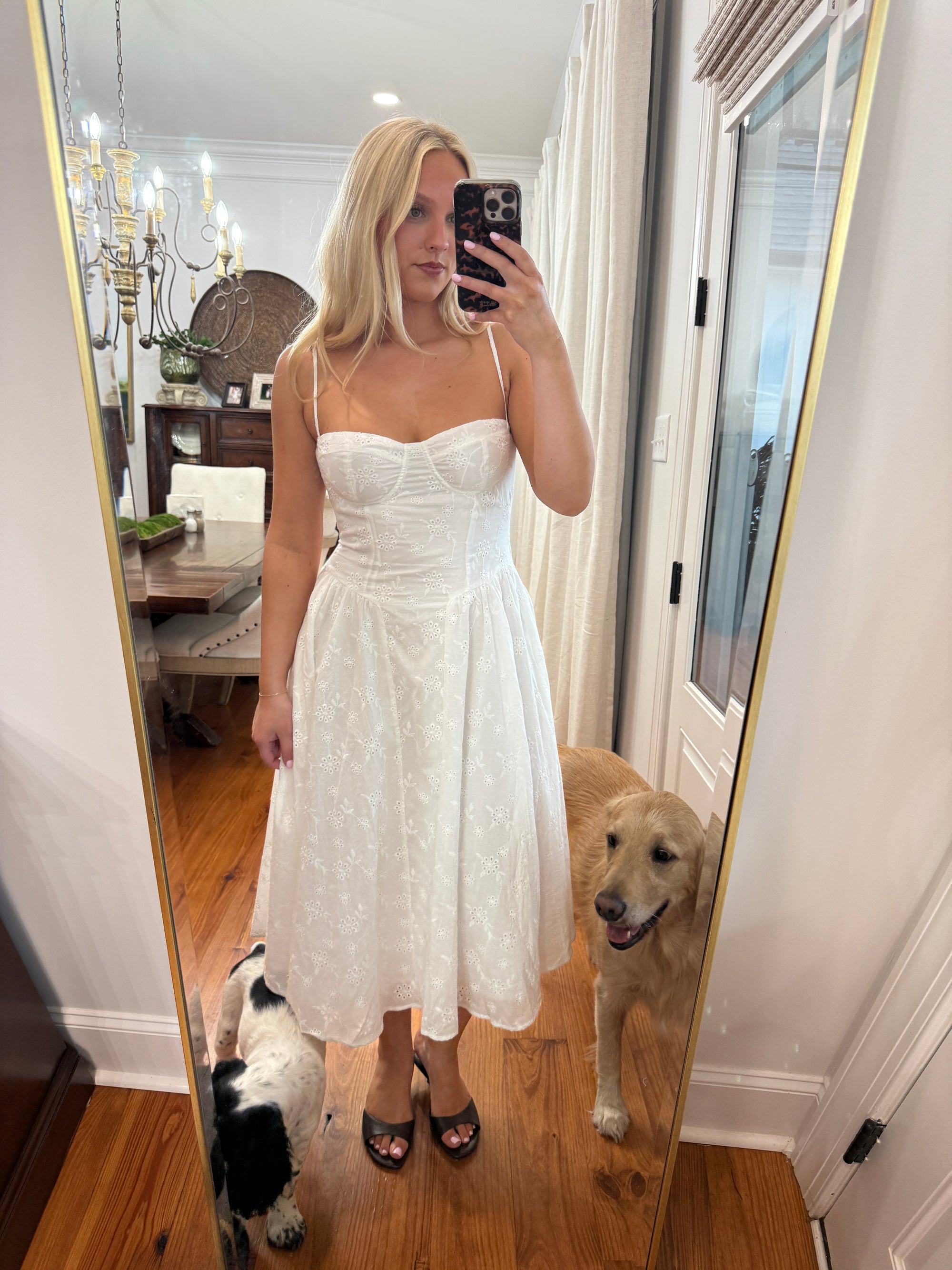 Hydrangea Midi Dress