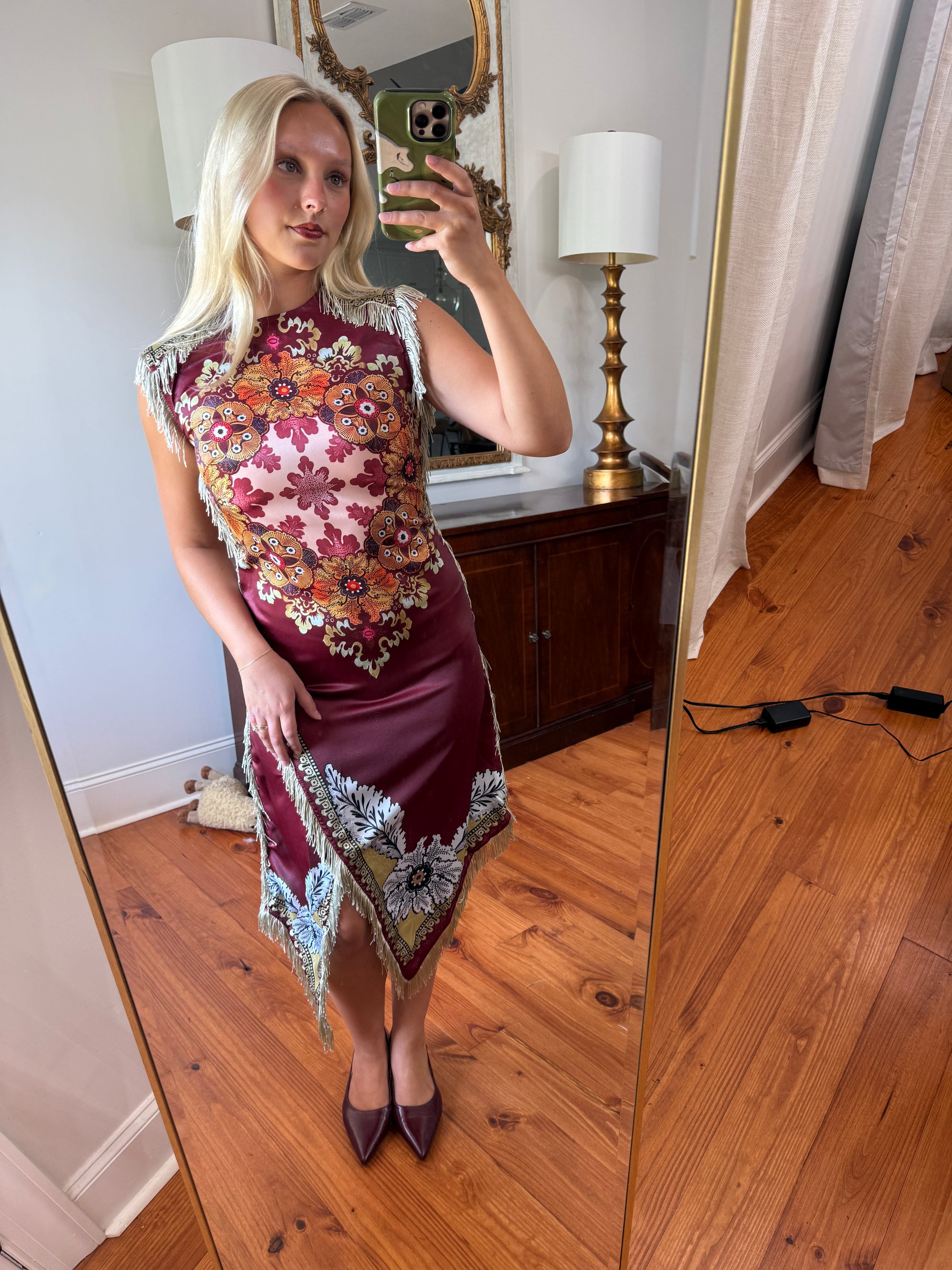 Monarch Fringe Dress