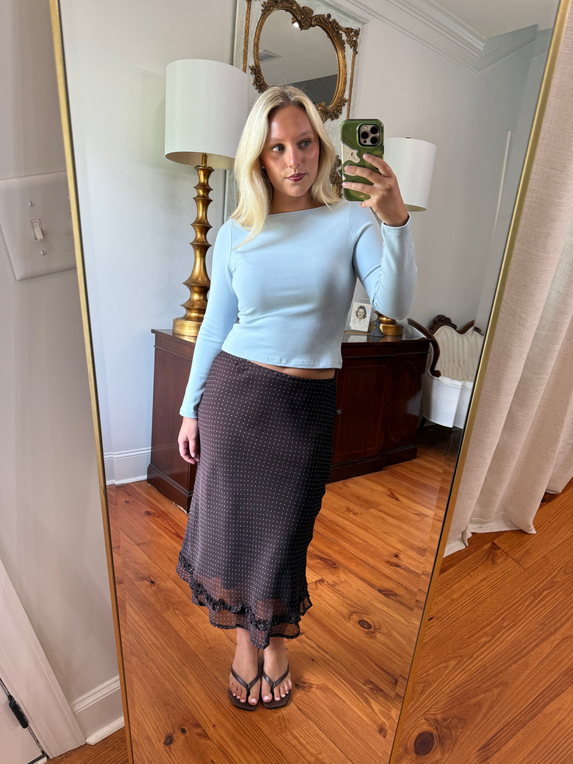 Martina Top - Light Blue