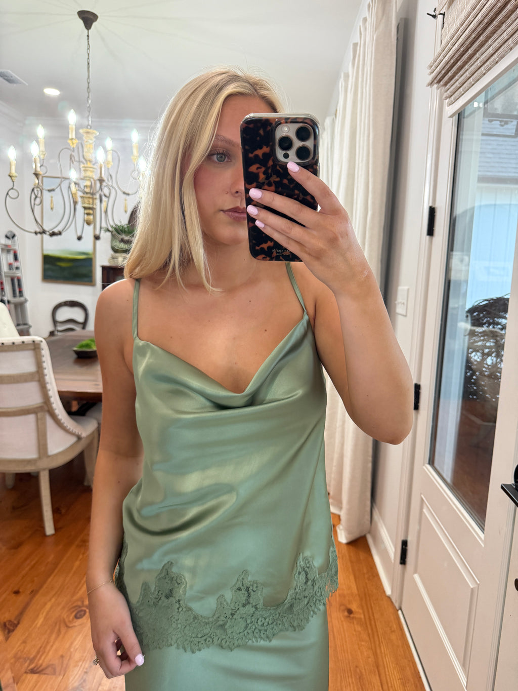 Camellia Satin Cami