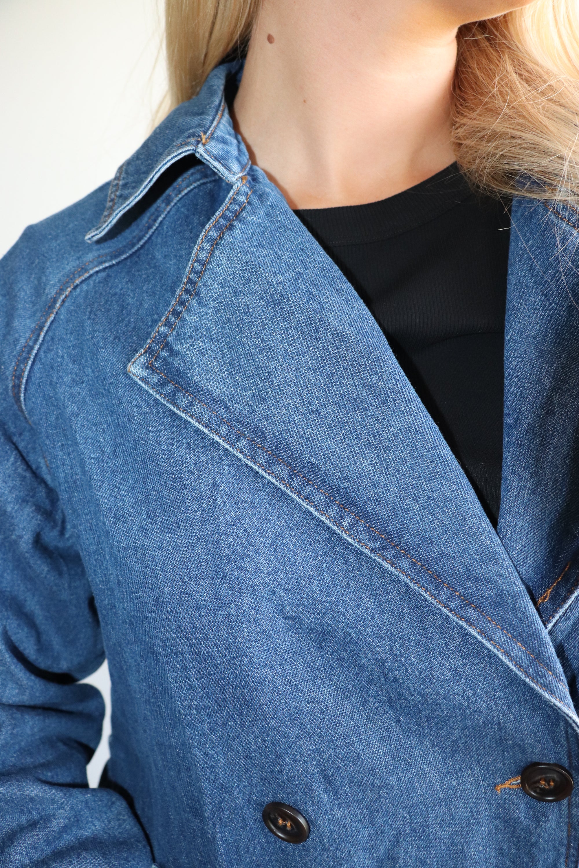 Blakely Denim Trench Coat