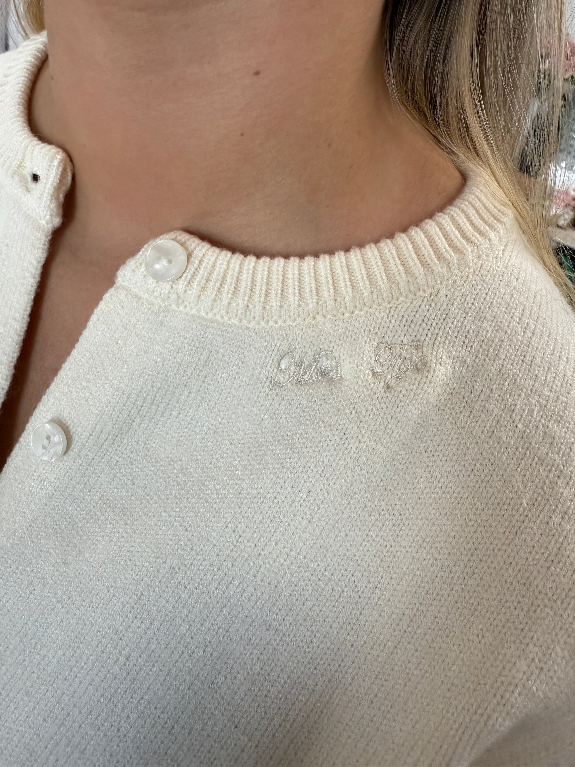Cardigan Monogram - Name