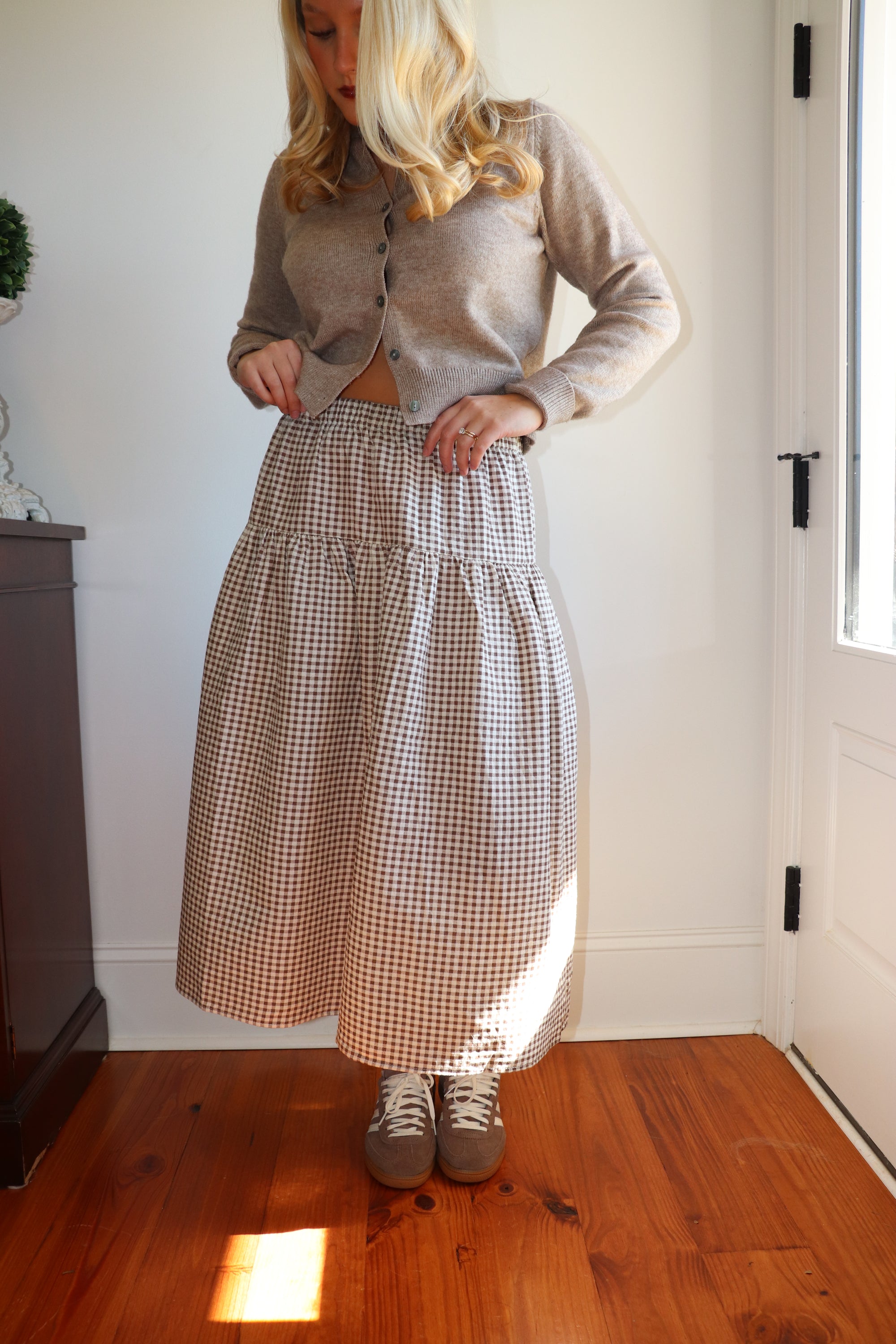 Lily Gingham Skirt