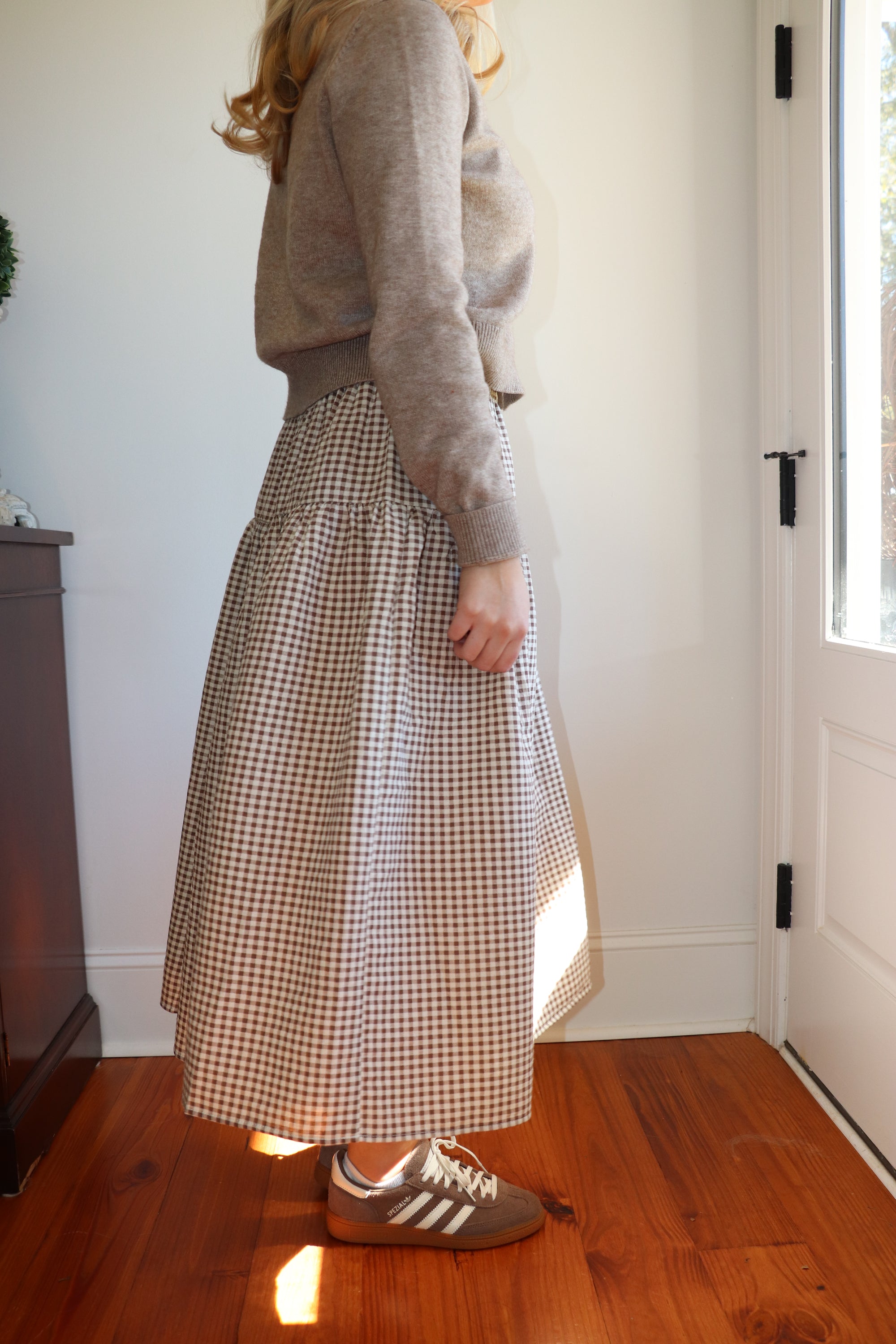 Lily Gingham Skirt