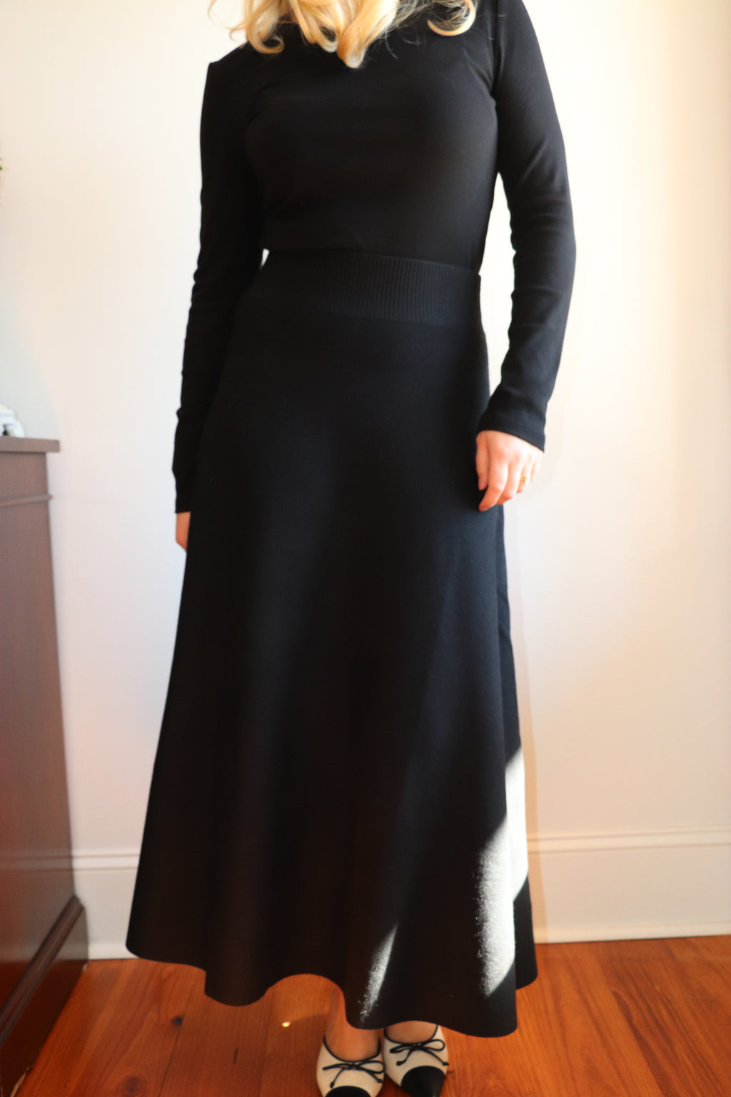 Etta Knit Skirt - Black