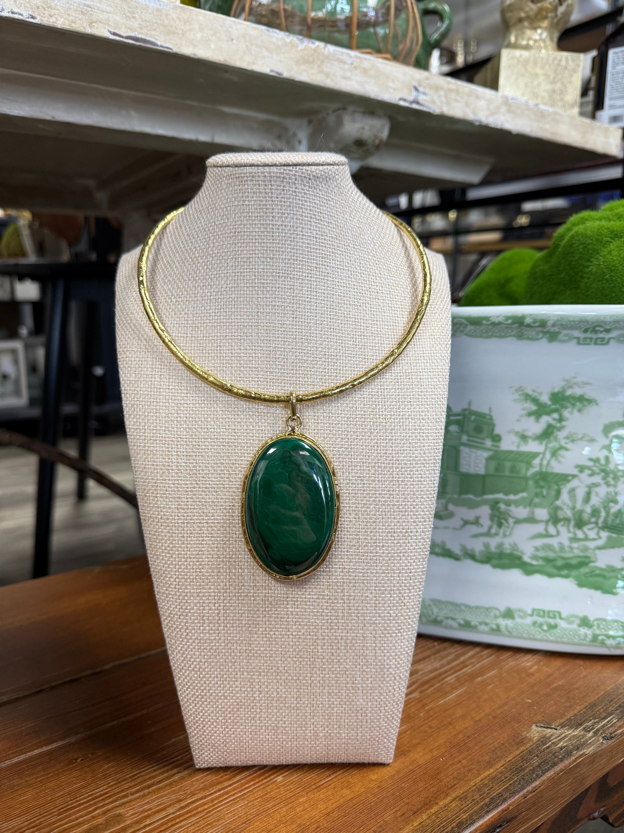 Selah Necklace - Emerald